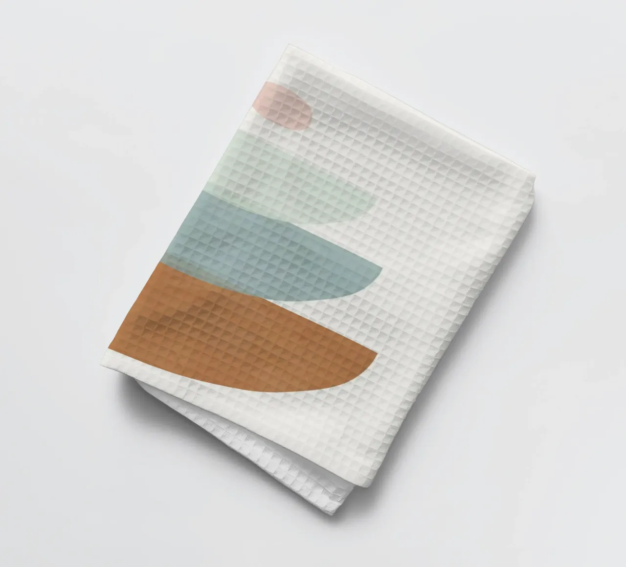 Soft Abstract Shapes 11 Geschirrtuch von Flow Line