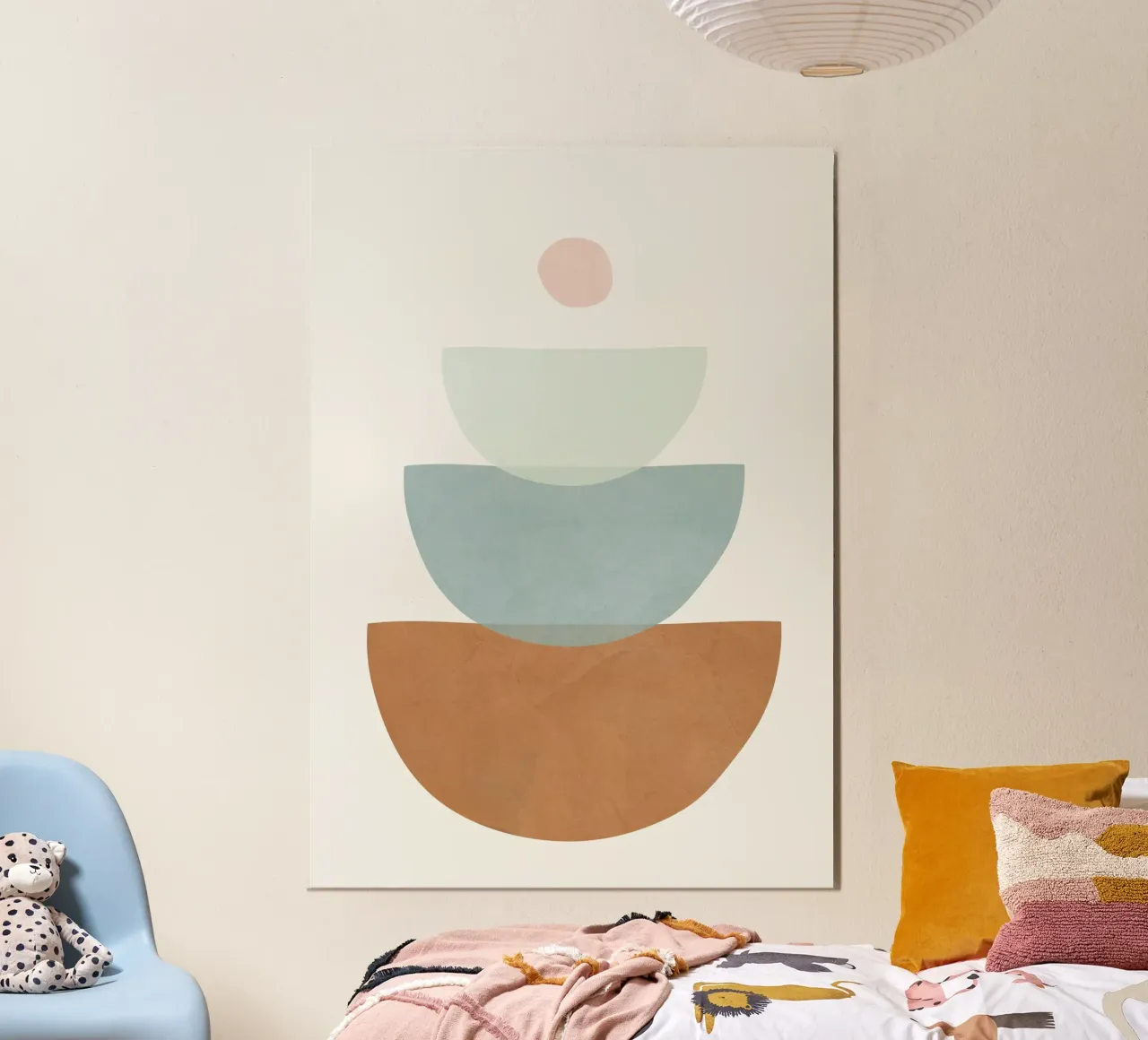 Soft Abstract Shapes 11 alluminio dibond da Flow Line