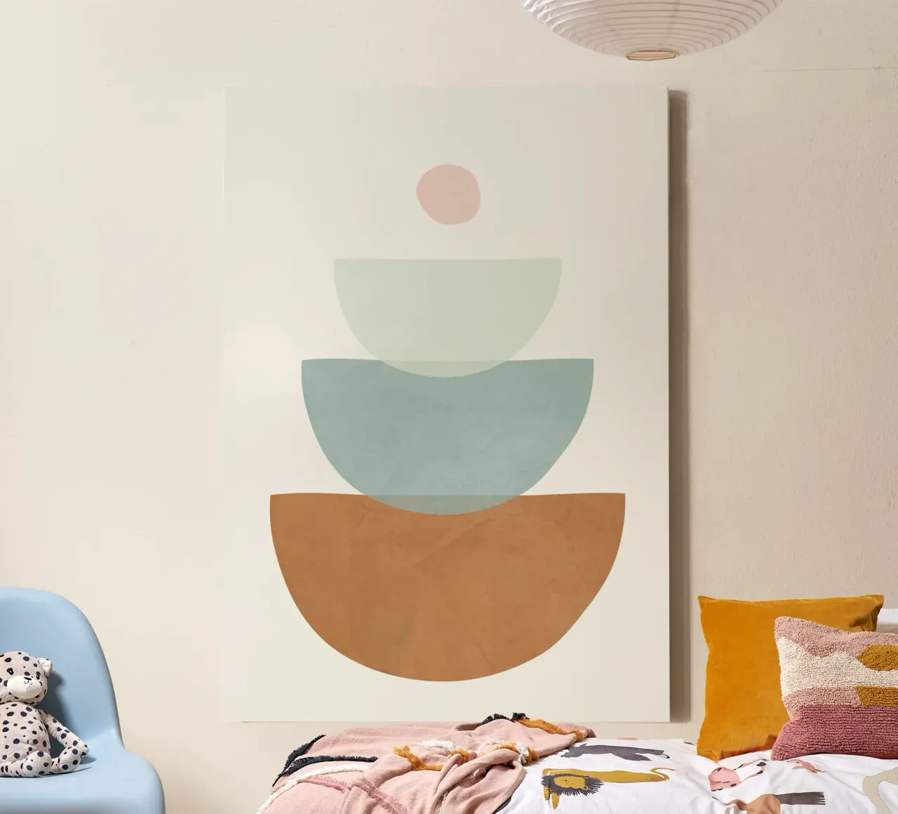 Soft Abstract Shapes 11 tela da Flow Line