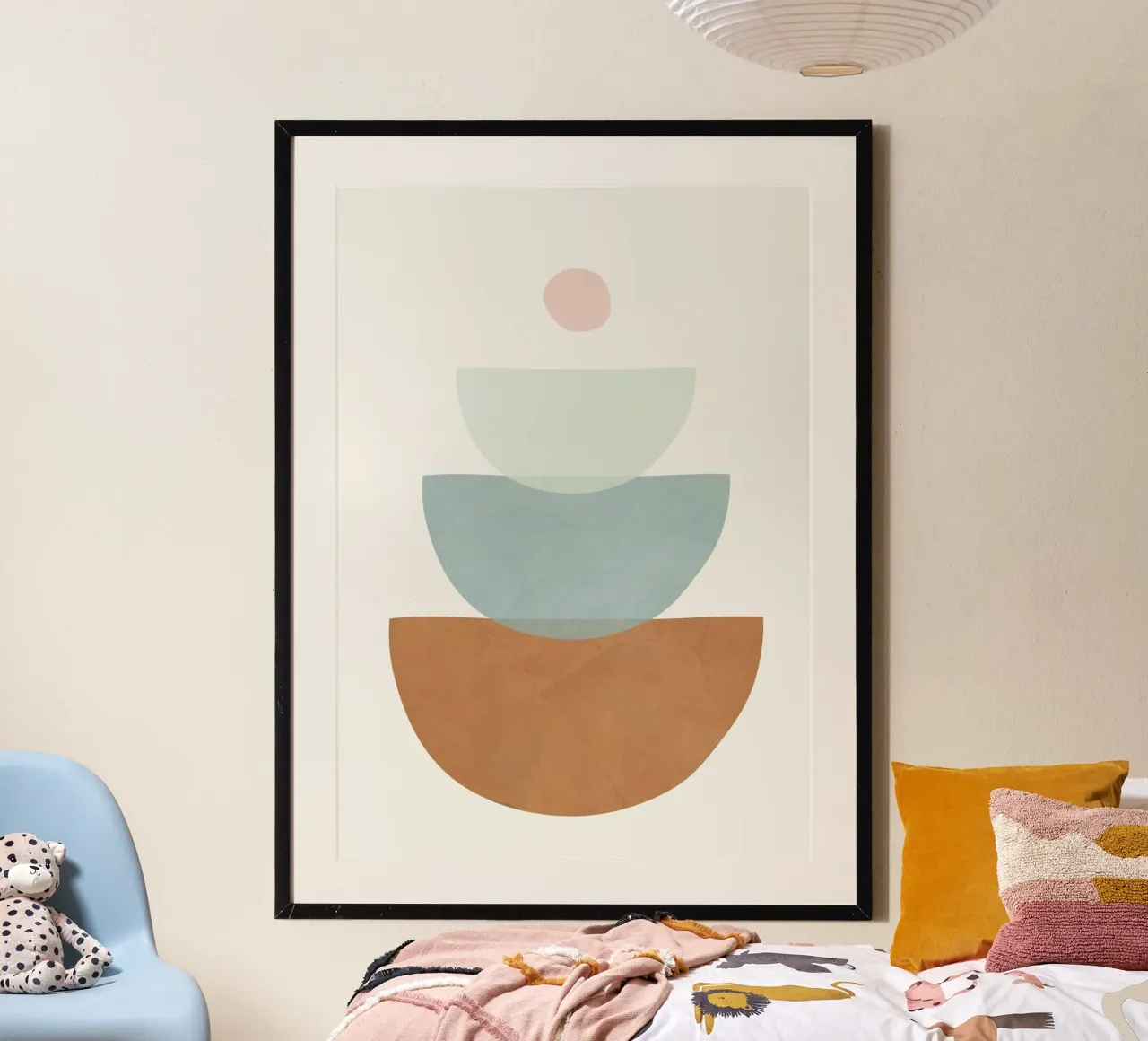 Soft Abstract Shapes 11 carta hahnemühle da Flow Line