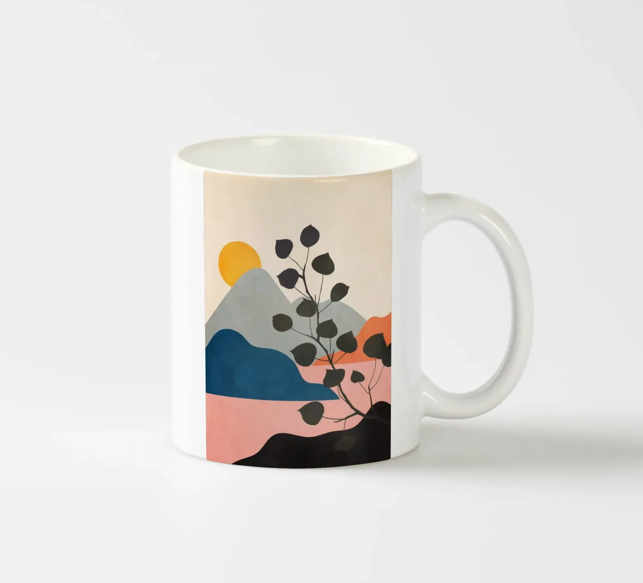 Warm Summer Sunset 01 tazza in ceramica da Flow Line