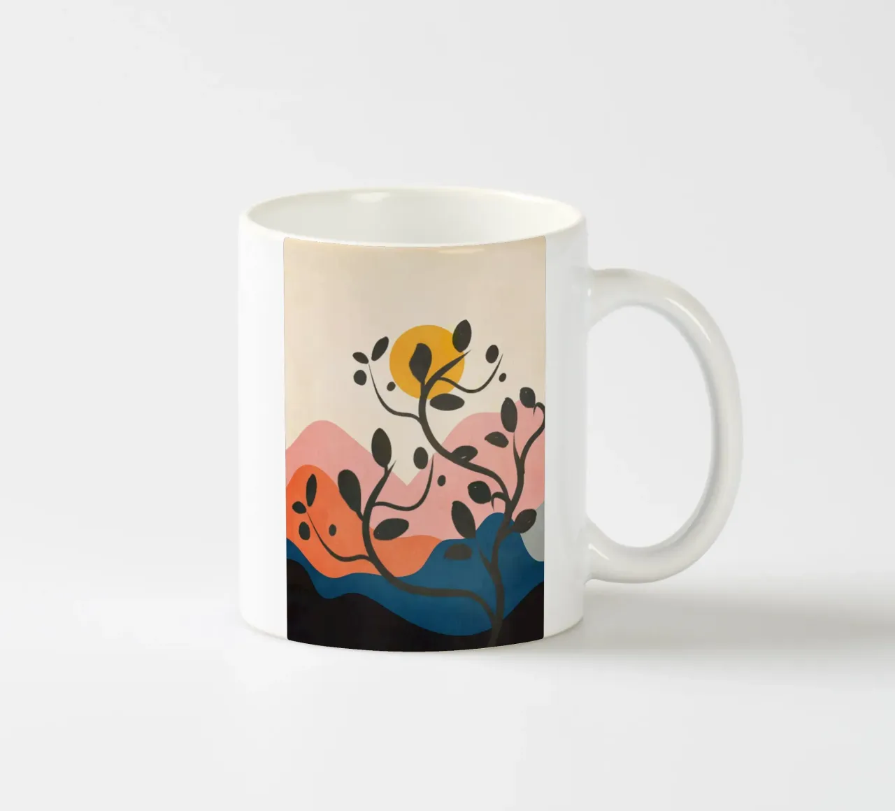 Warm Summer Sunset 02 tazza in ceramica da Flow Line