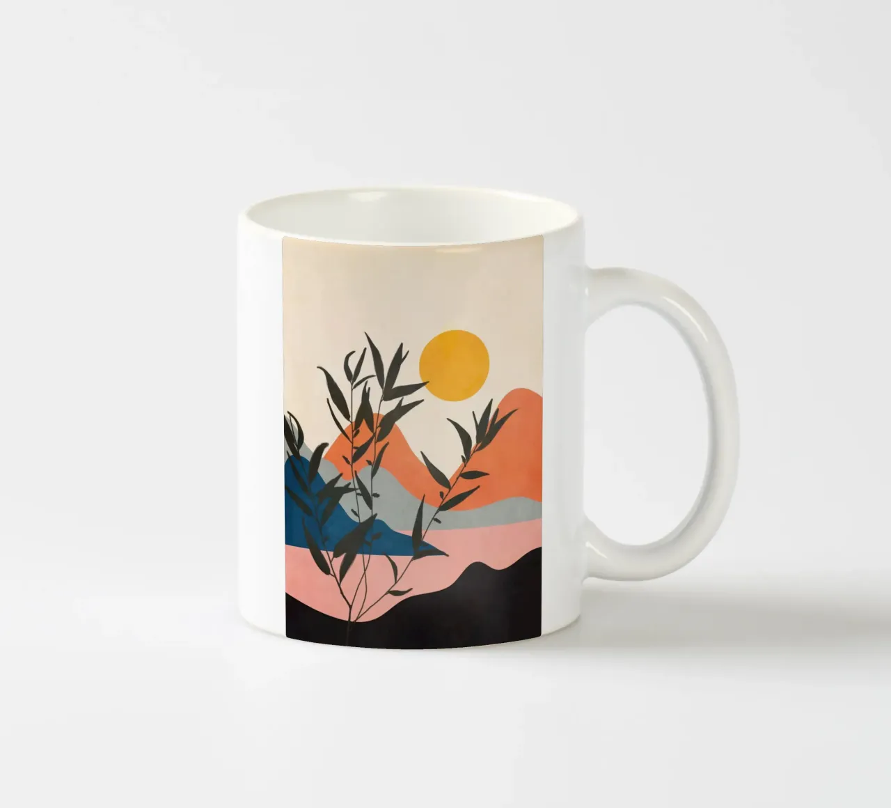 Warm Summer Sunset 03 tazza in ceramica da Flow Line
