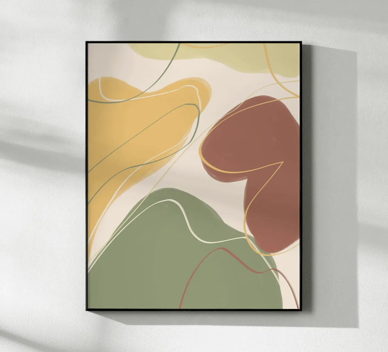 Tono terra astratto var 7 plexiglass da Little Dean