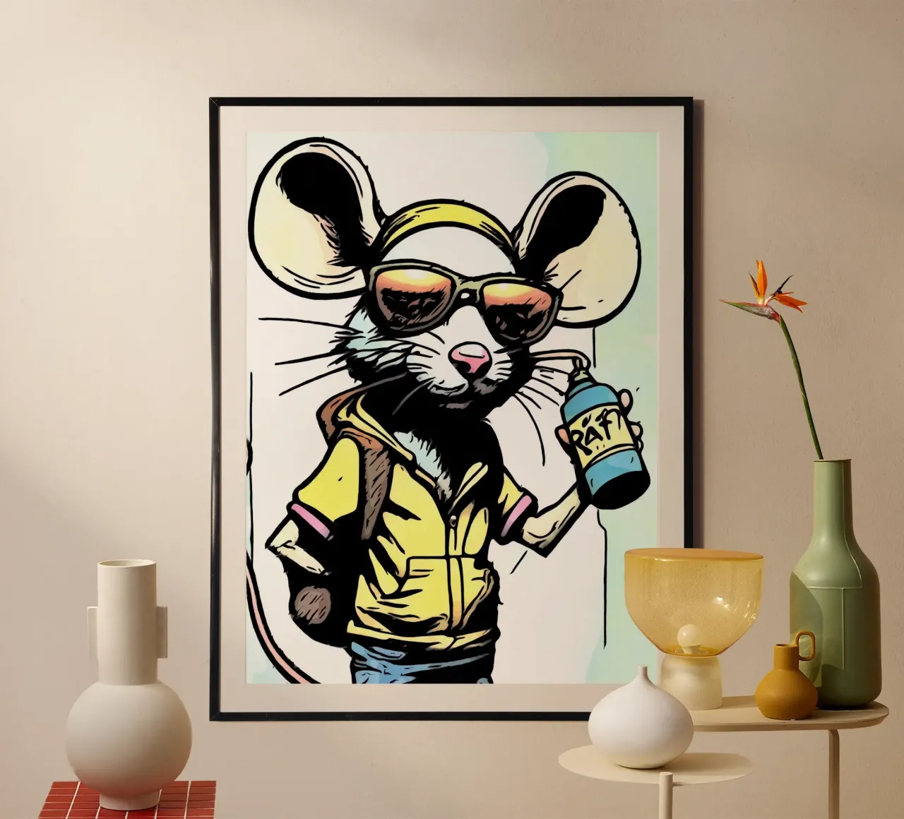 Pop Art Animals #1 poster by ZAMART - PopArt