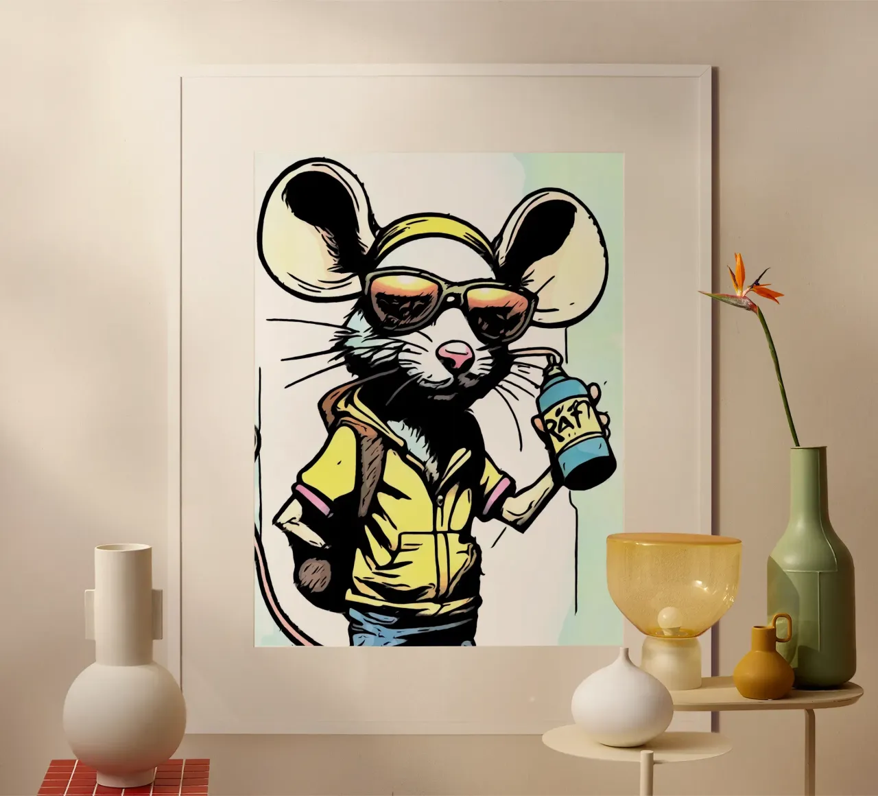 Pop Art Animals #1 poster by ZAMART - PopArt
