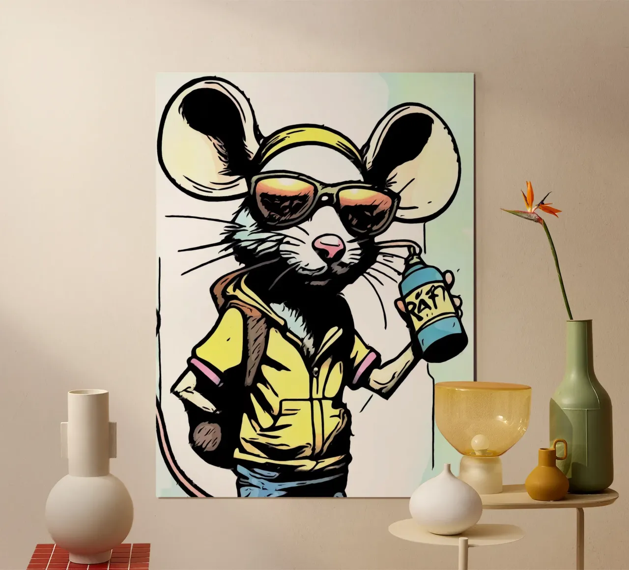 Pop Art Animals #1 poster by ZAMART - PopArt