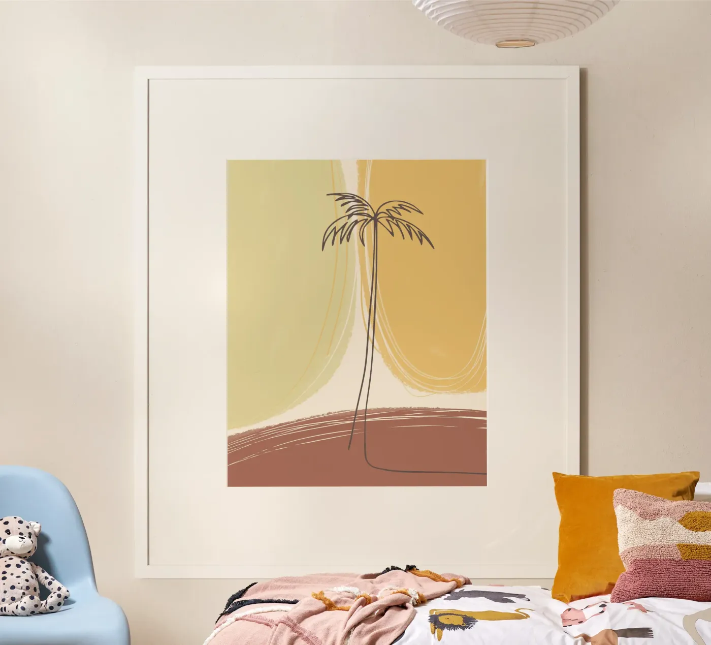 Coconut beach poster by Little Dean