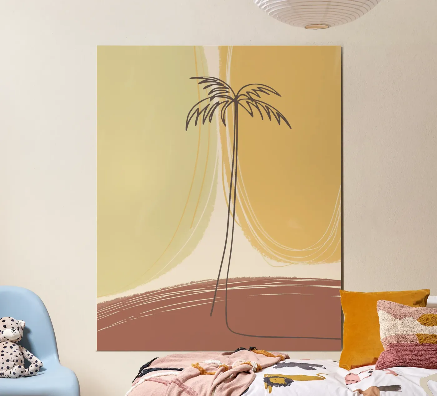 Coconut beach poster by Little Dean