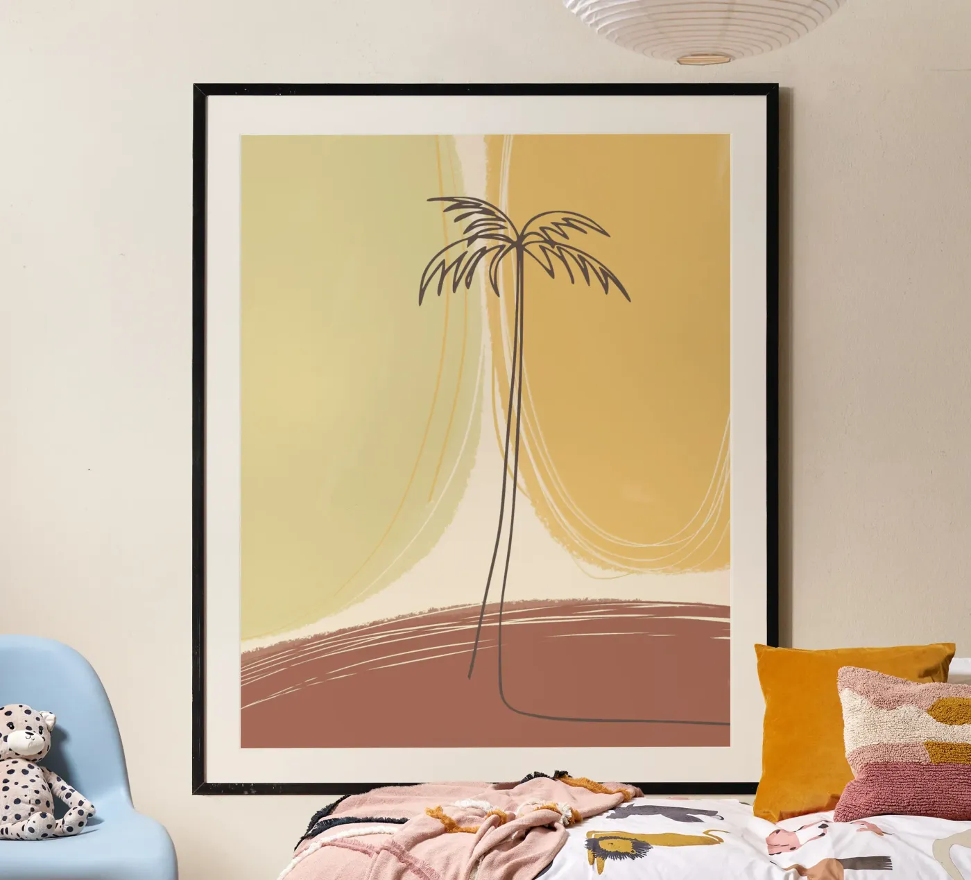 Coconut beach poster by Little Dean