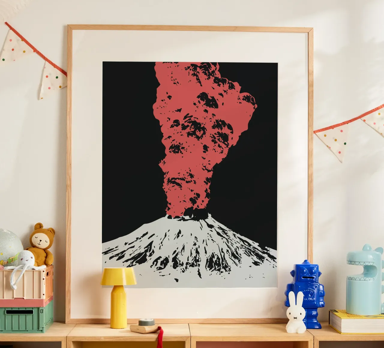 Vulcano rosso poster da Little Dean