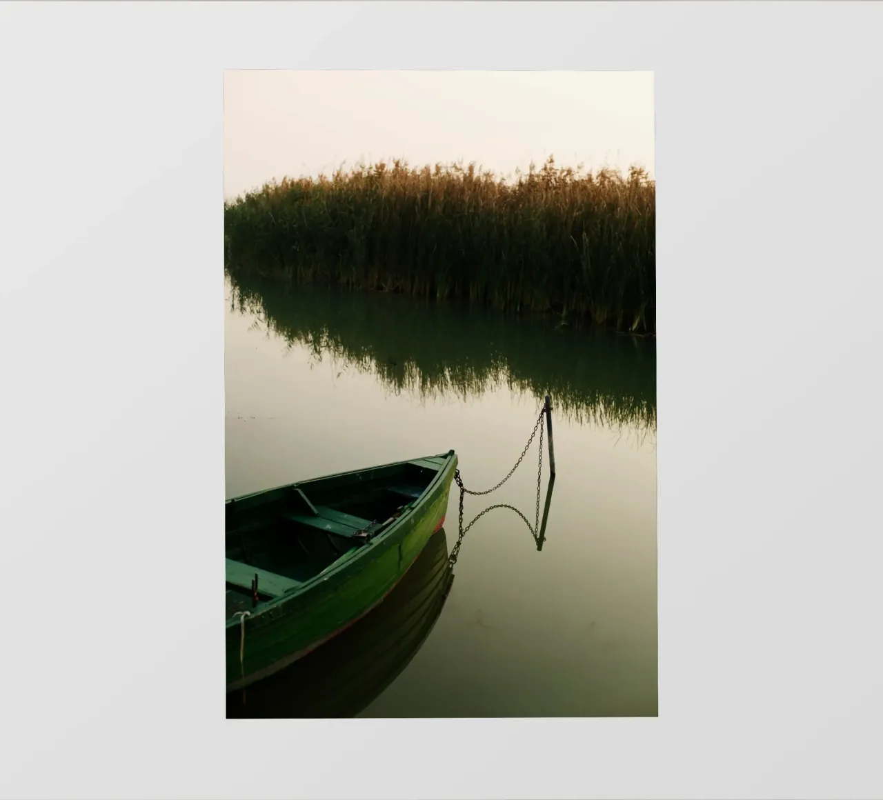 Riflesso sul lago Balaton, Ungheria pellicola backlit da Simon Koy
