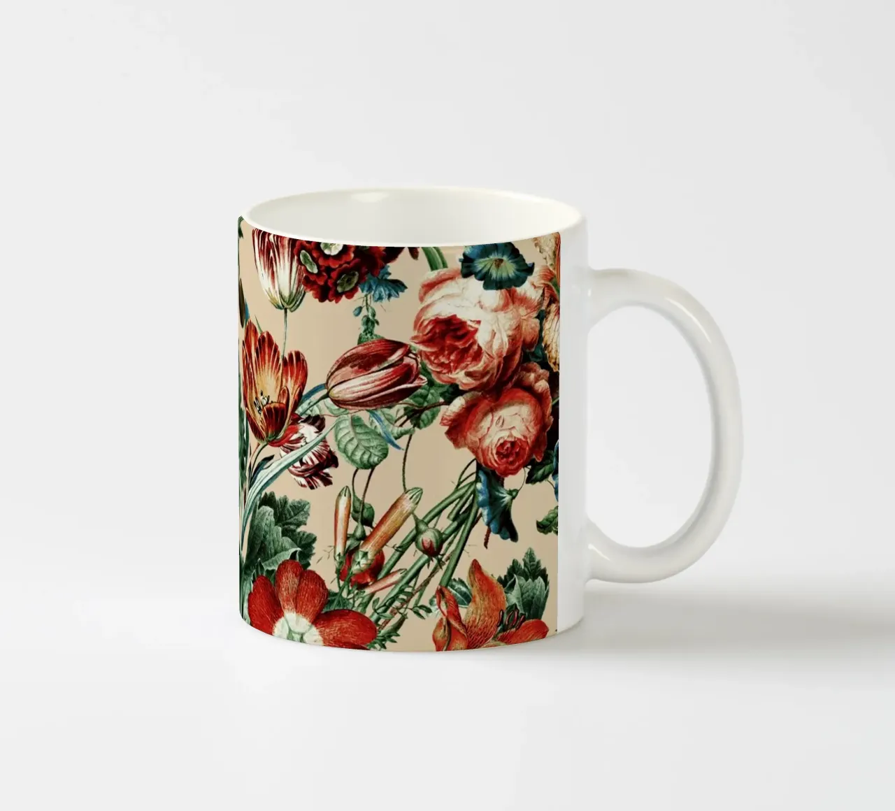 Whispers of Autumn and Winter tazza in ceramica da burcukorkmazyurek