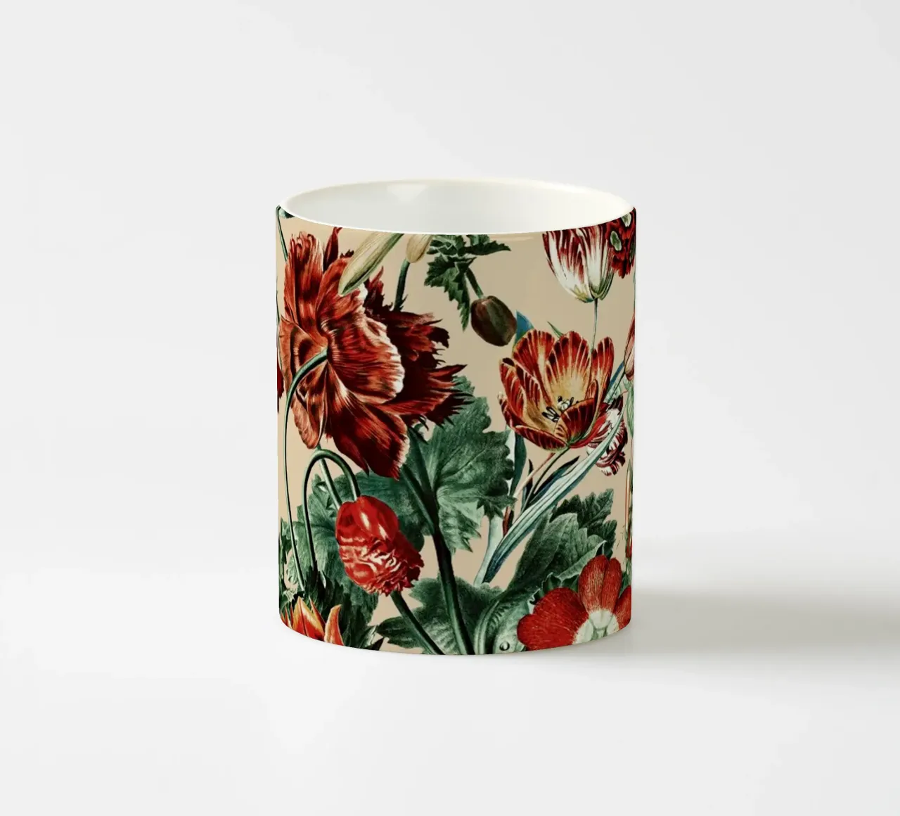 Whispers of Autumn and Winter tazza in ceramica da burcukorkmazyurek