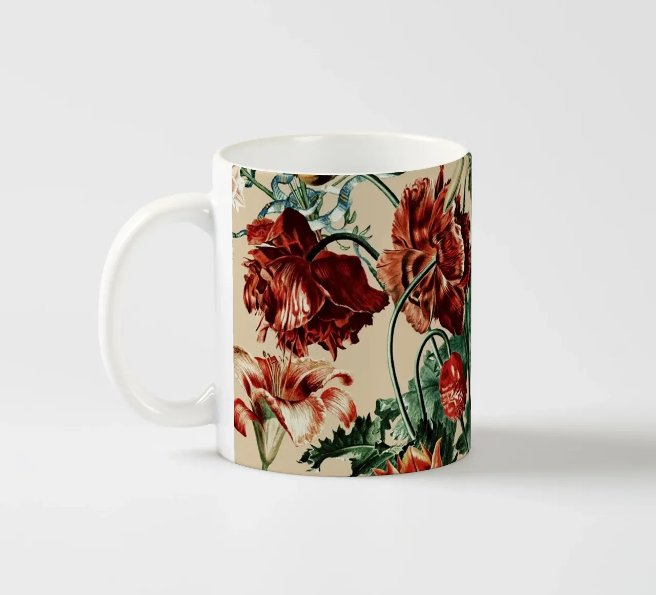 Whispers of Autumn and Winter tazza in ceramica da burcukorkmazyurek