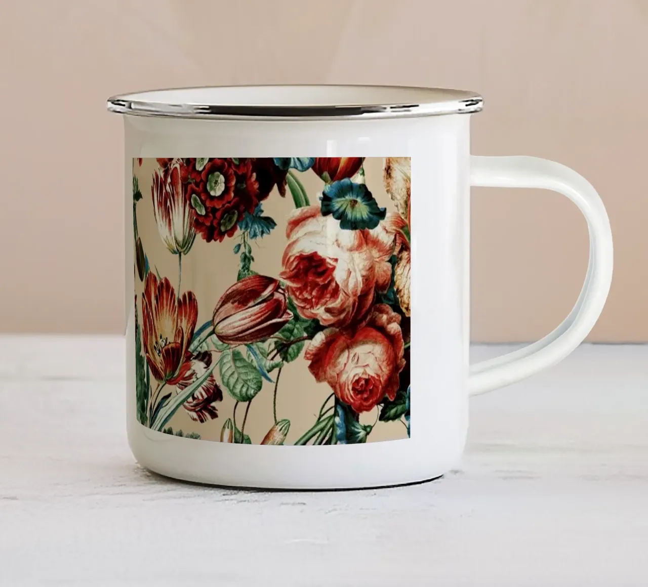 Whispers of Autumn and Winter tazza in smalto da burcukorkmazyurek