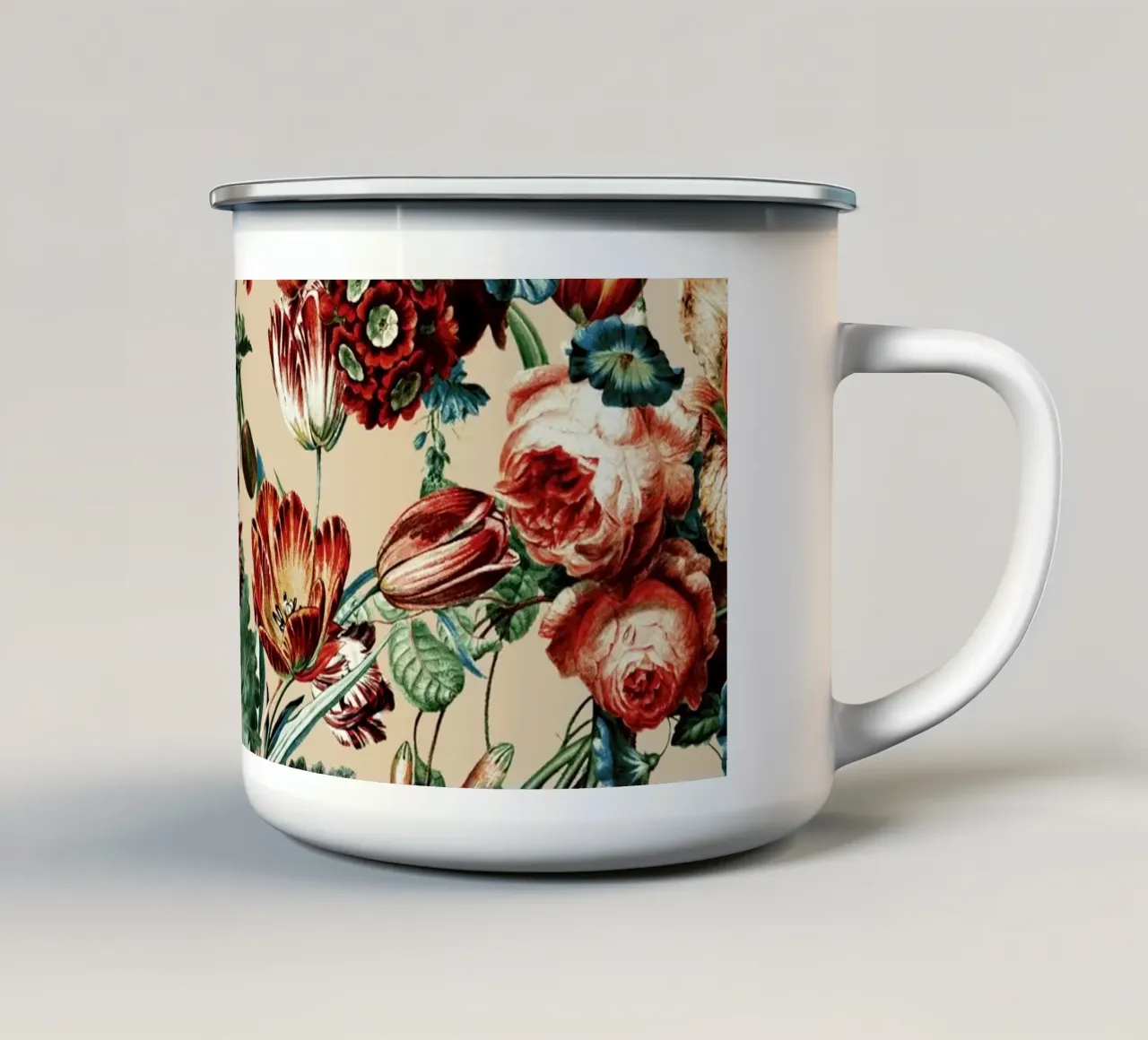 Whispers of Autumn and Winter tazza in smalto da burcukorkmazyurek