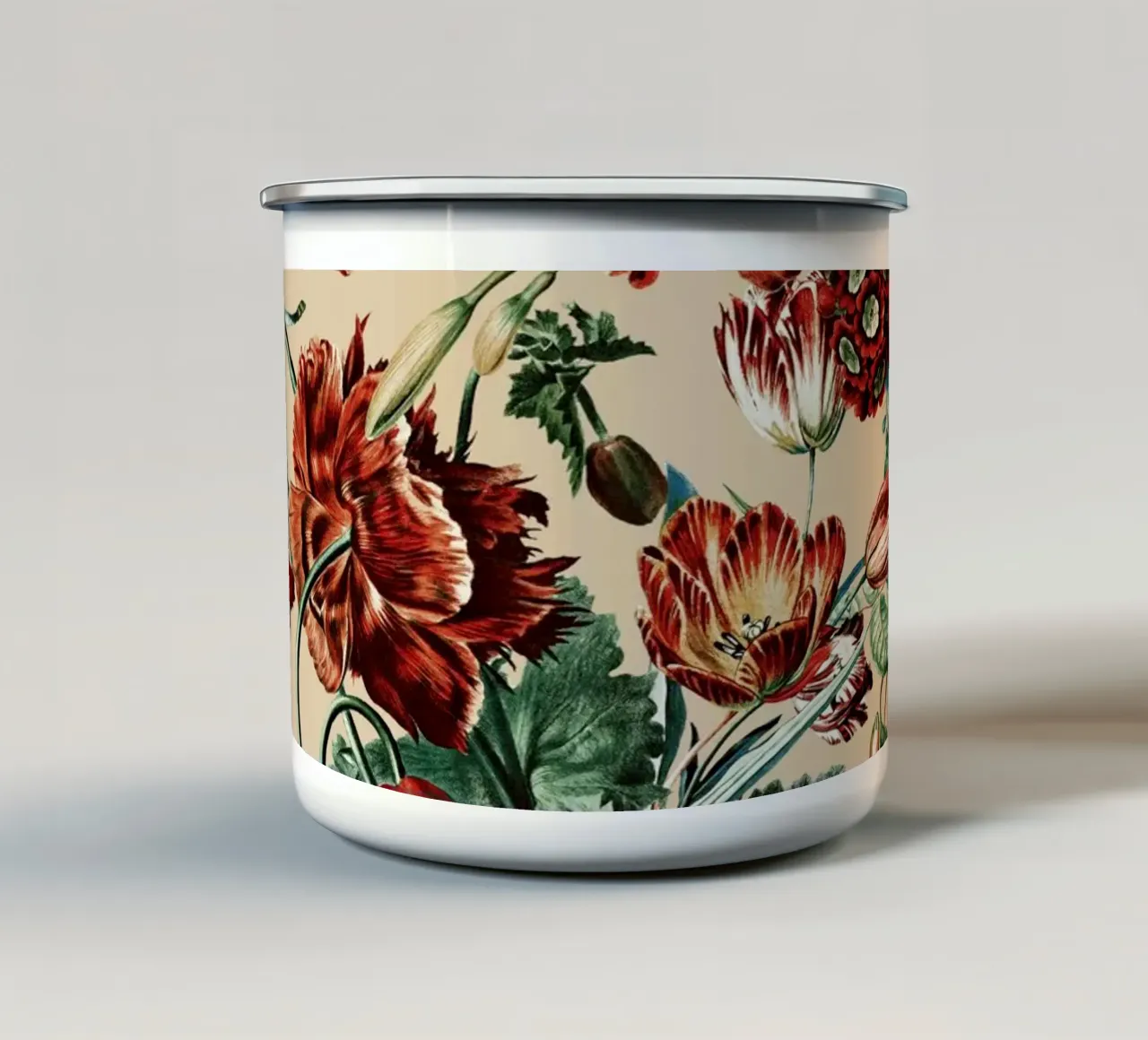 Whispers of Autumn and Winter tazza in smalto da burcukorkmazyurek