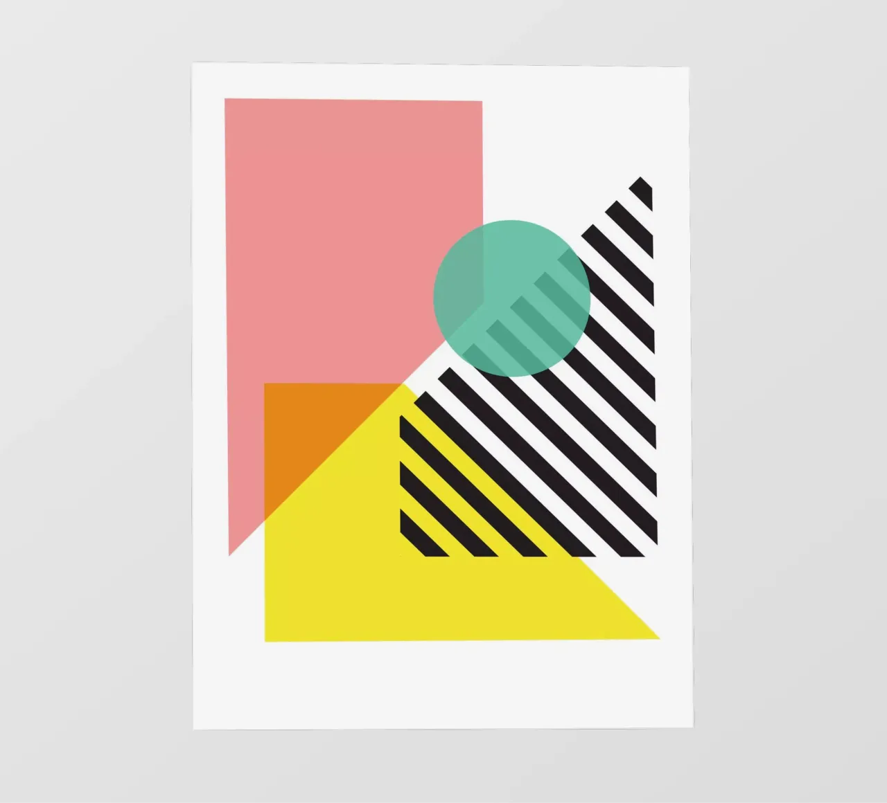 Throwing Shapes II telo in pvc da Kim Hubball Studio