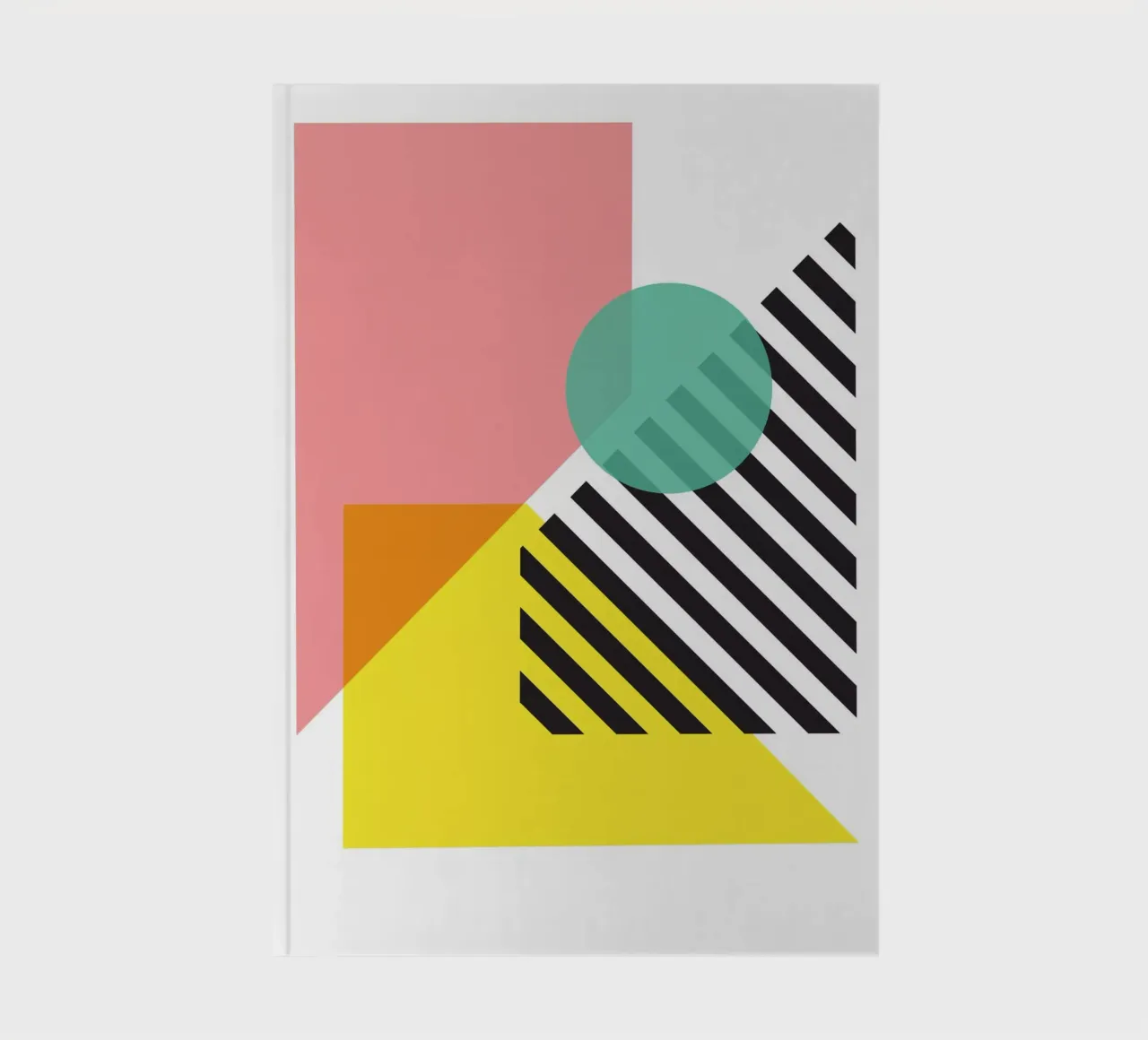 Throwing Shapes II Notizbuch von Kim Hubball Studio