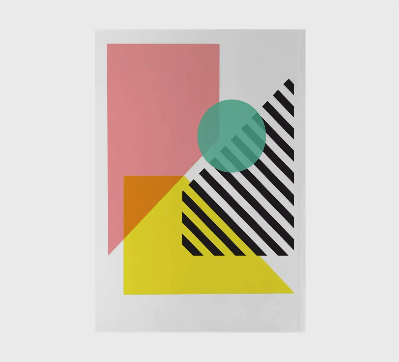 Throwing Shapes II Notizbuch von Kim Hubball Studio