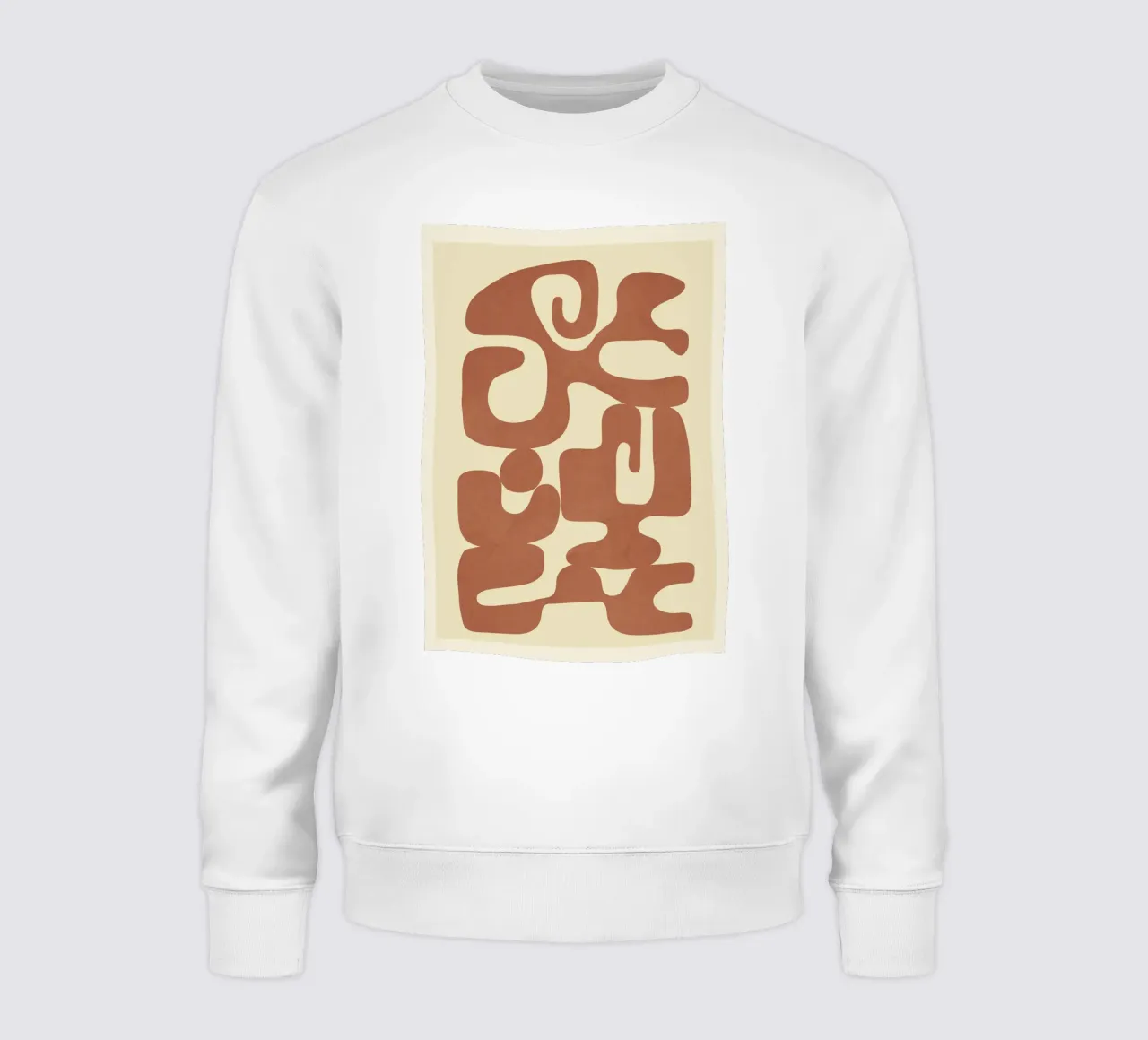 Modern Abstract Shapes 3 felpa da Nadjaa