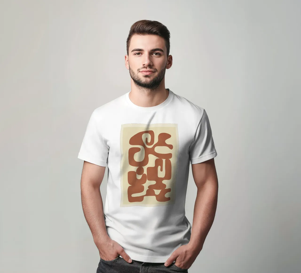 Modern Abstract Shapes 3 t-shirt da Nadjaa