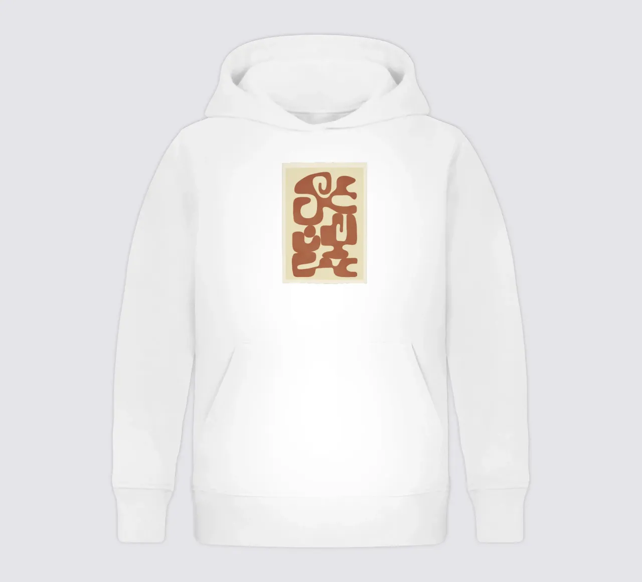 Modern Abstract Shapes 3 felpa bambino con cappuccio da Nadjaa