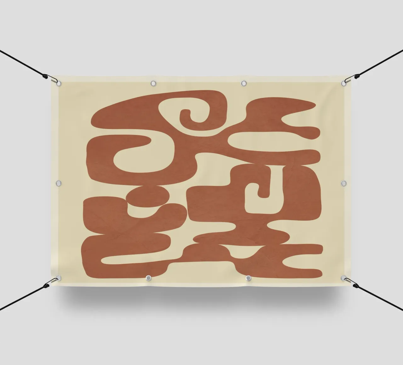 Modern Abstract Shapes 3 telo in pvc da Nadjaa