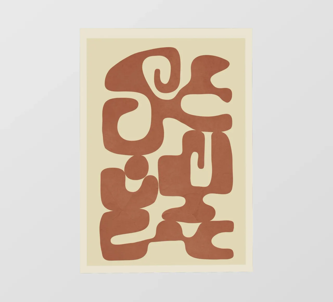 Modern Abstract Shapes 3 telo in pvc da Nadjaa