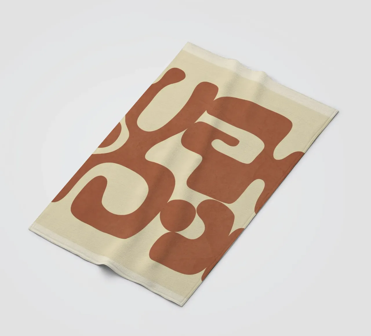 Modern Abstract Shapes 3 coperta in pile da Nadjaa