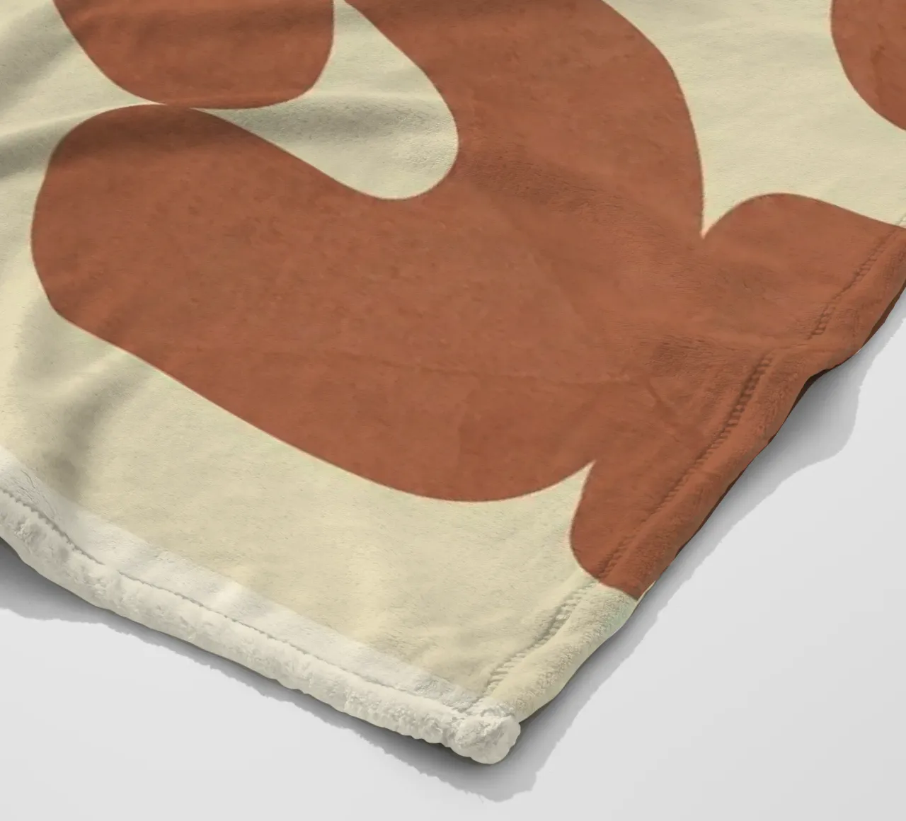Modern Abstract Shapes 3 coperta in pile da Nadjaa