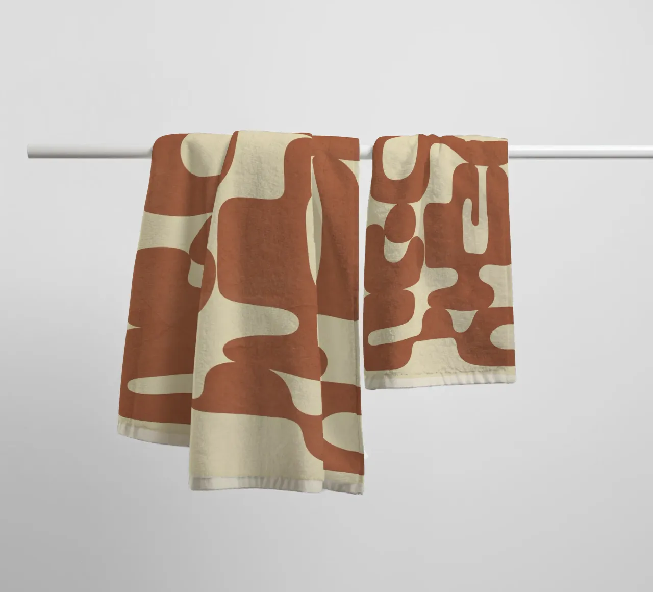 Modern Abstract Shapes 3 asciugamano da bagno da Nadjaa