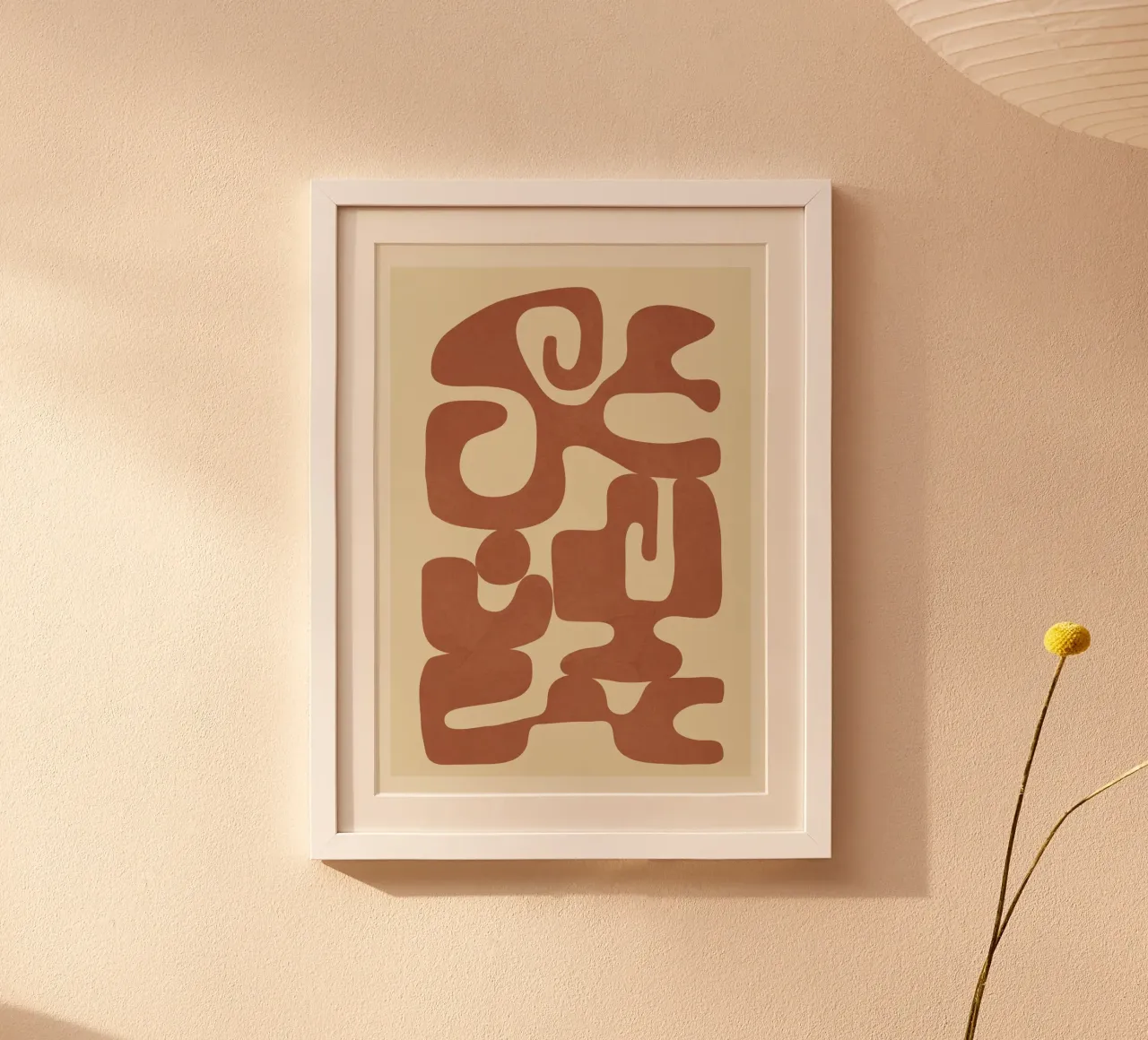 Modern Abstract Shapes 3 poster da Nadjaa