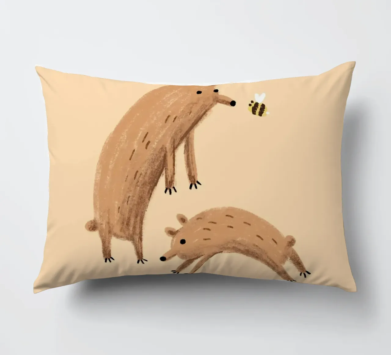 Ape e orsi cuscino da HARU HARU