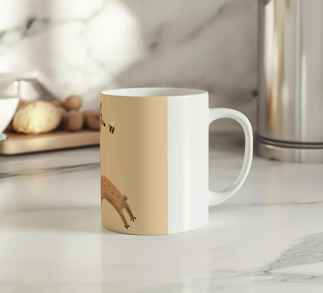 Ape e orsi tazza in ceramica da HARU HARU