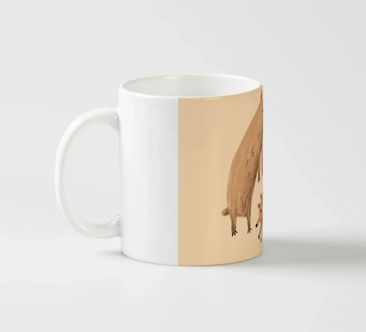 Ape e orsi tazza in ceramica da HARU HARU