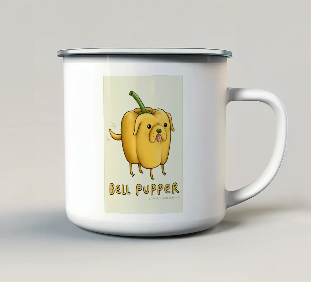 Campana Pupper tazza in smalto da HARU HARU