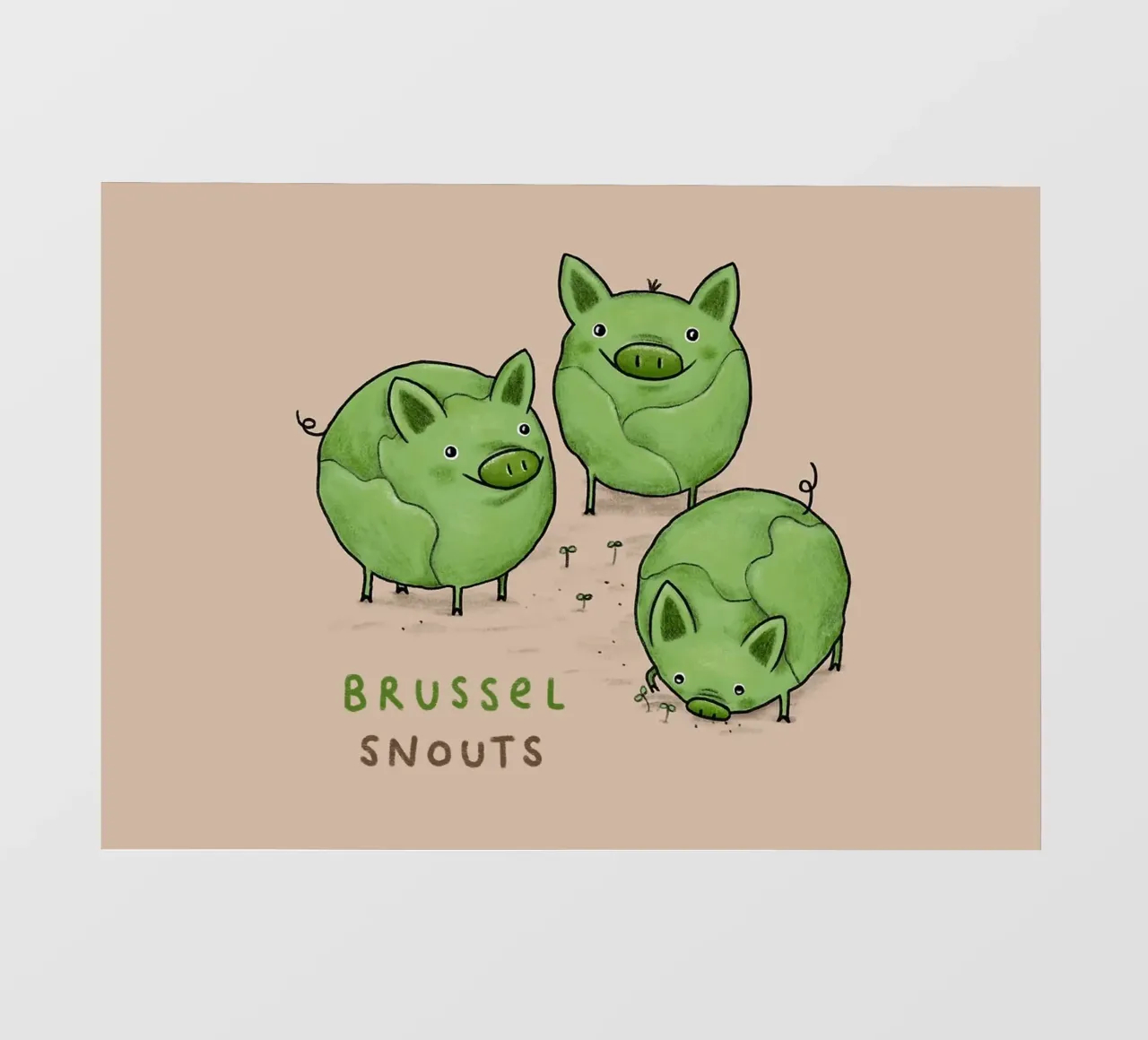Bocconcini di Bruxelles telo in pvc da HARU HARU