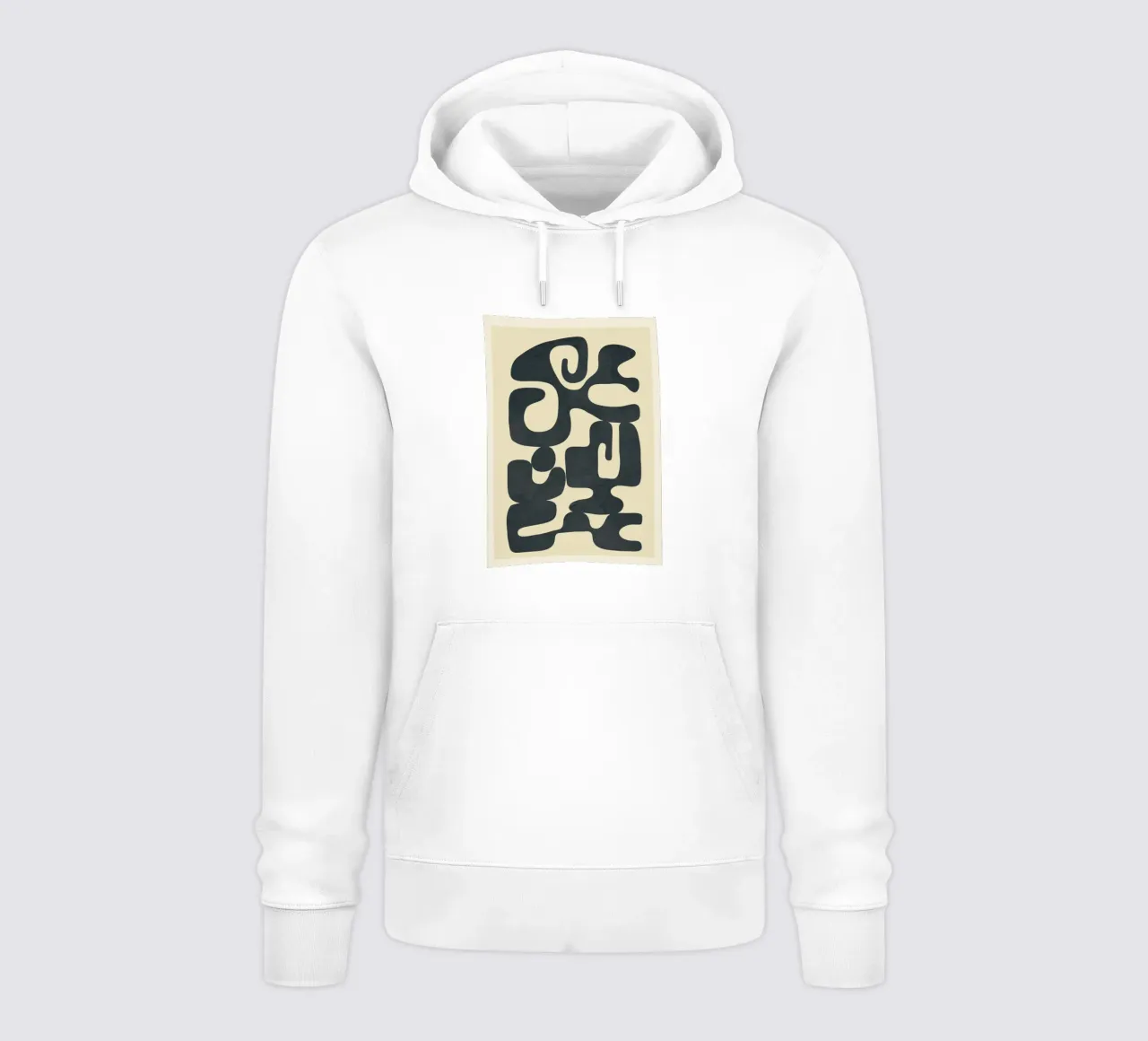 Modern Abstract Shapes 4 felpa con cappuccio da Nadjaa