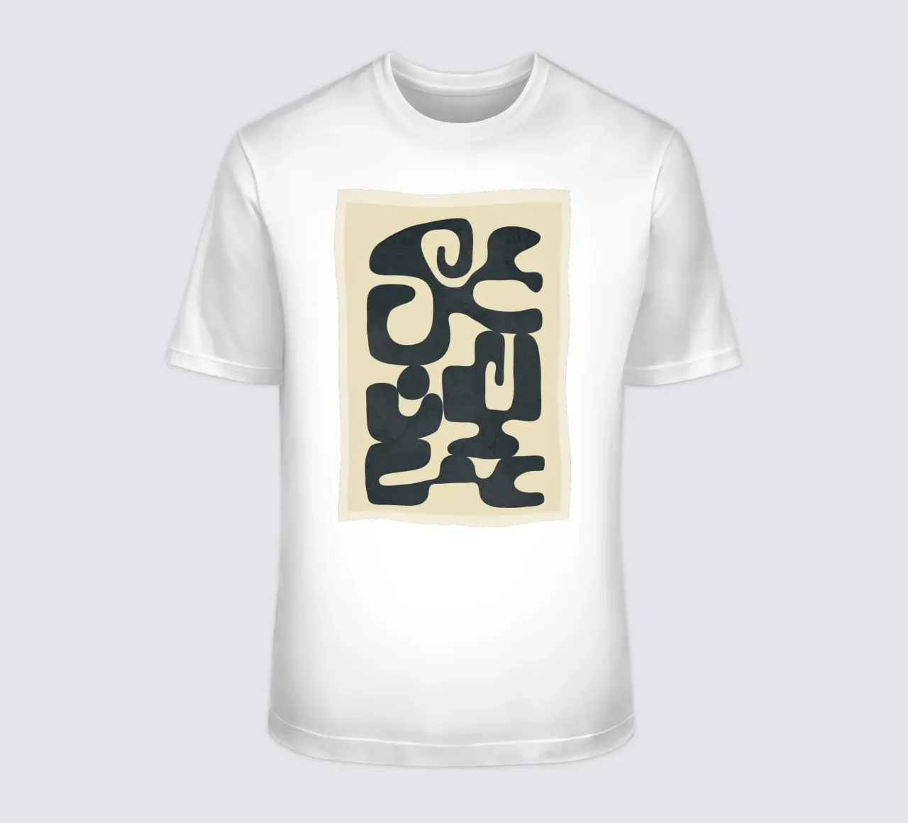 Modern Abstract Shapes 4 T-Shirt von Nadjaa