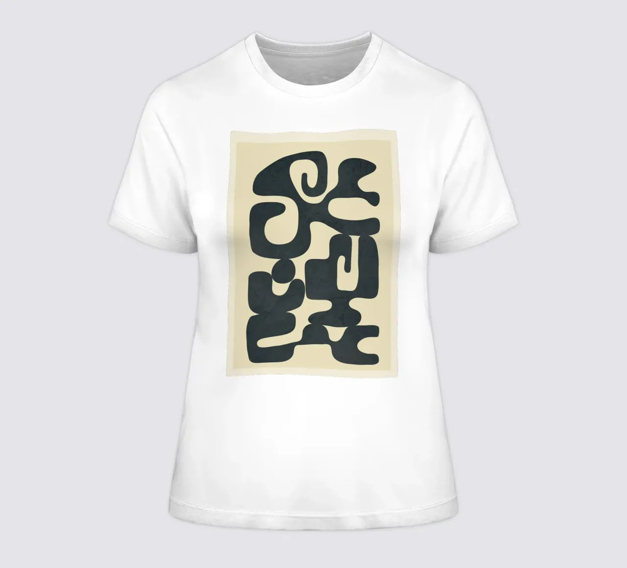 Modern Abstract Shapes 4 t-shirt da donna da Nadjaa