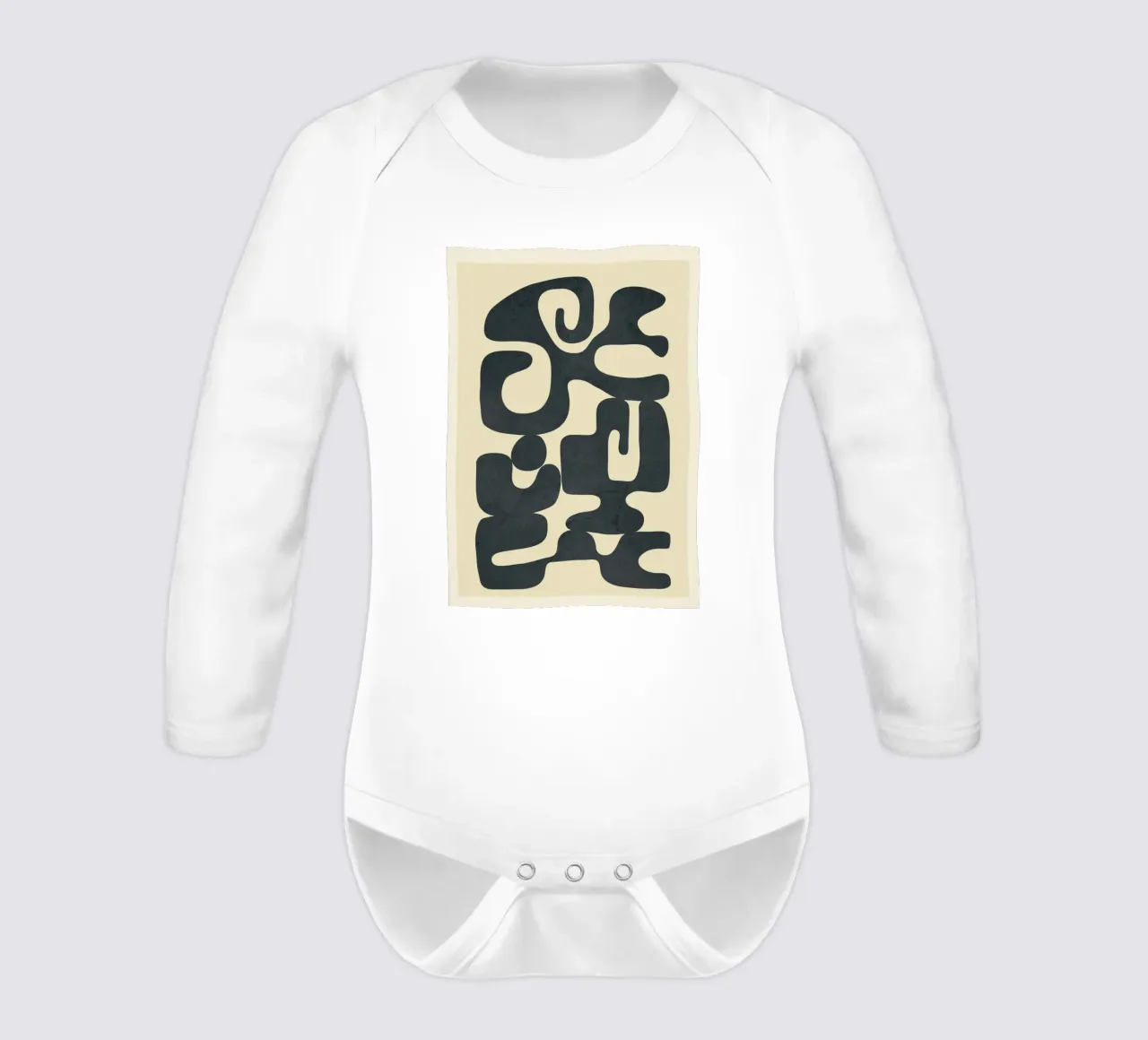 Modern Abstract Shapes 4 body neonato maniche lunghe da Nadjaa