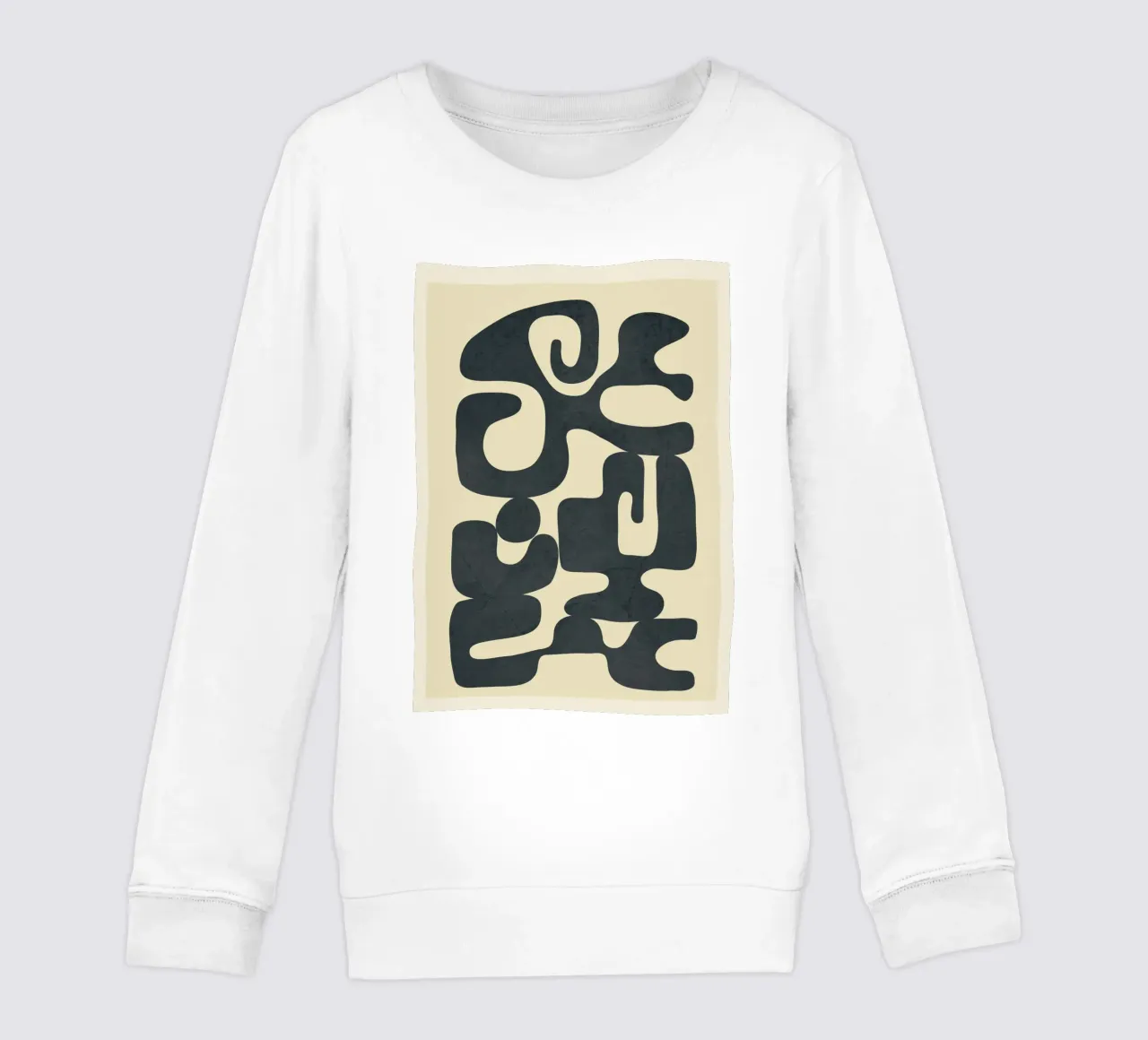 Modern Abstract Shapes 4 sudadera para niño de Nadjaa