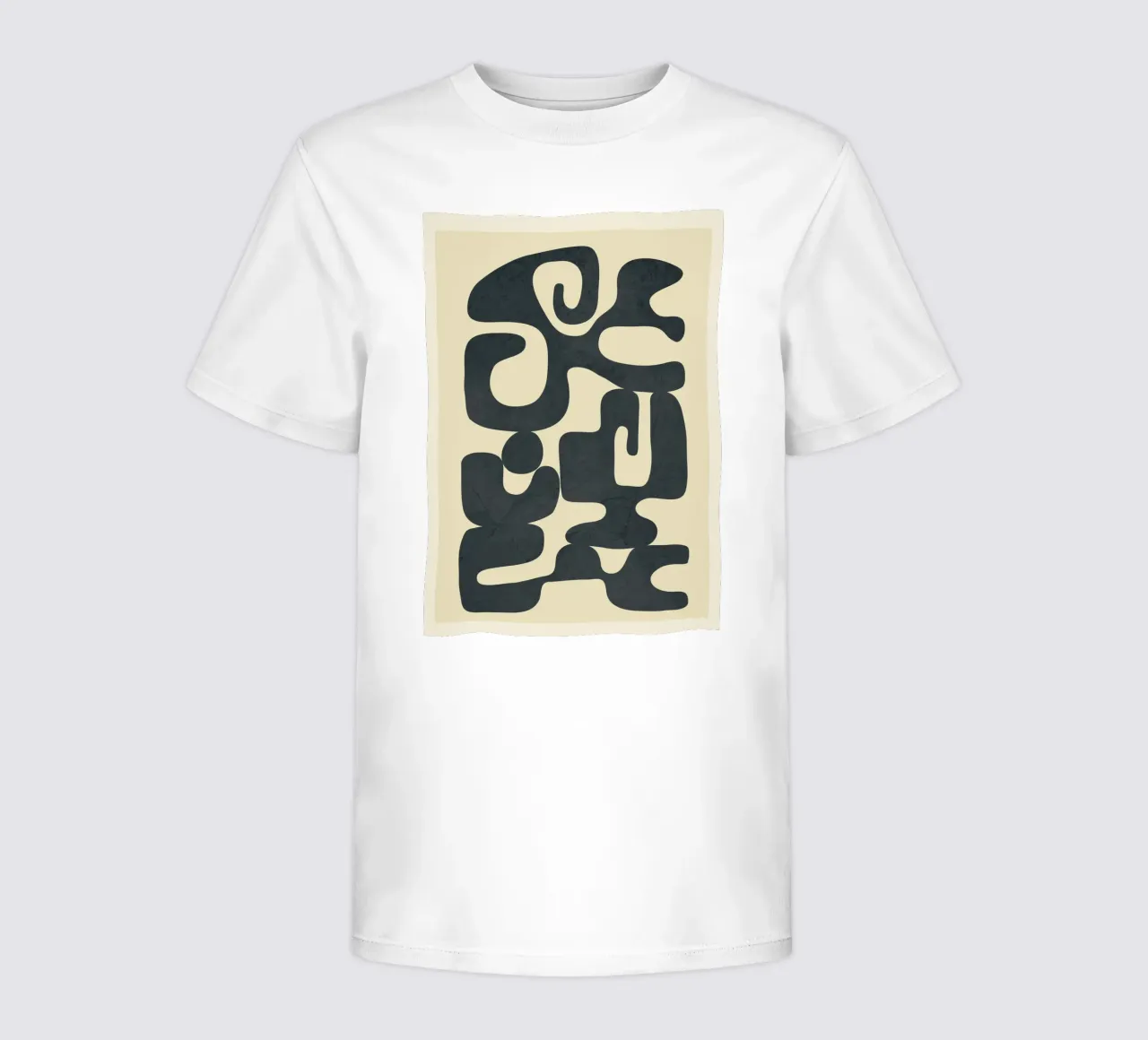 Modern Abstract Shapes 4 t-shirt bambini da Nadjaa