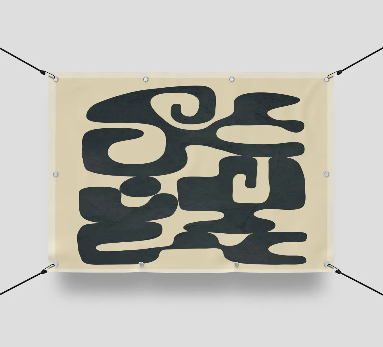 Modern Abstract Shapes 4 telo in pvc da Nadjaa