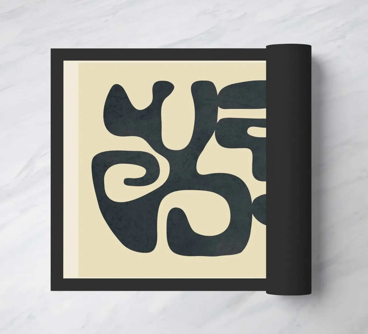 Modern Abstract Shapes 4 felpudo de Nadjaa