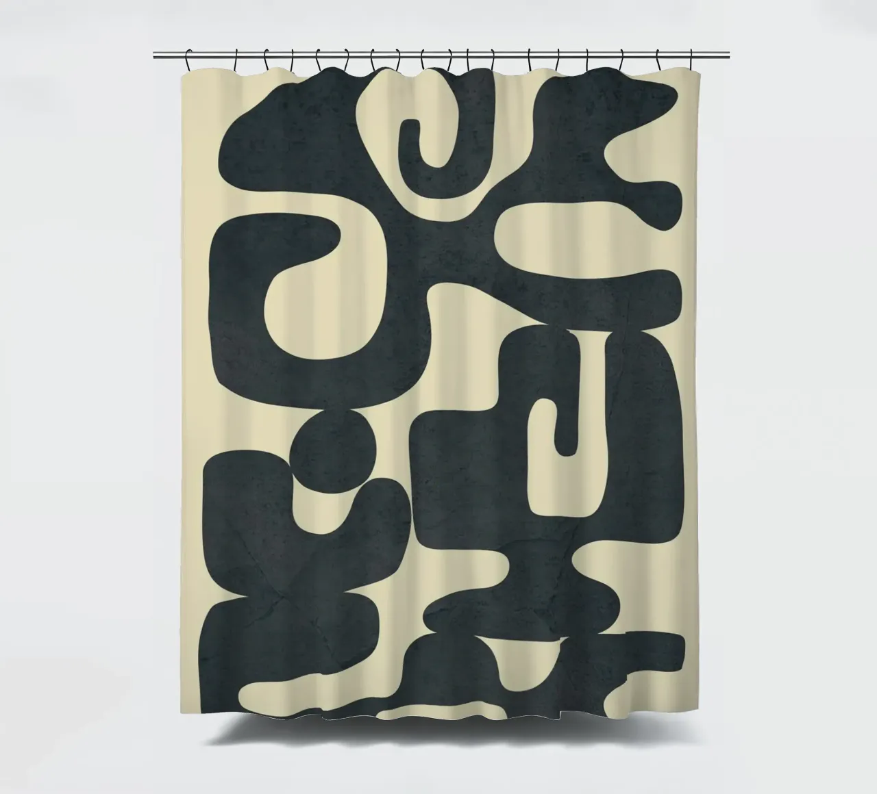 Modern Abstract Shapes 4 Duschvorhang von Nadjaa