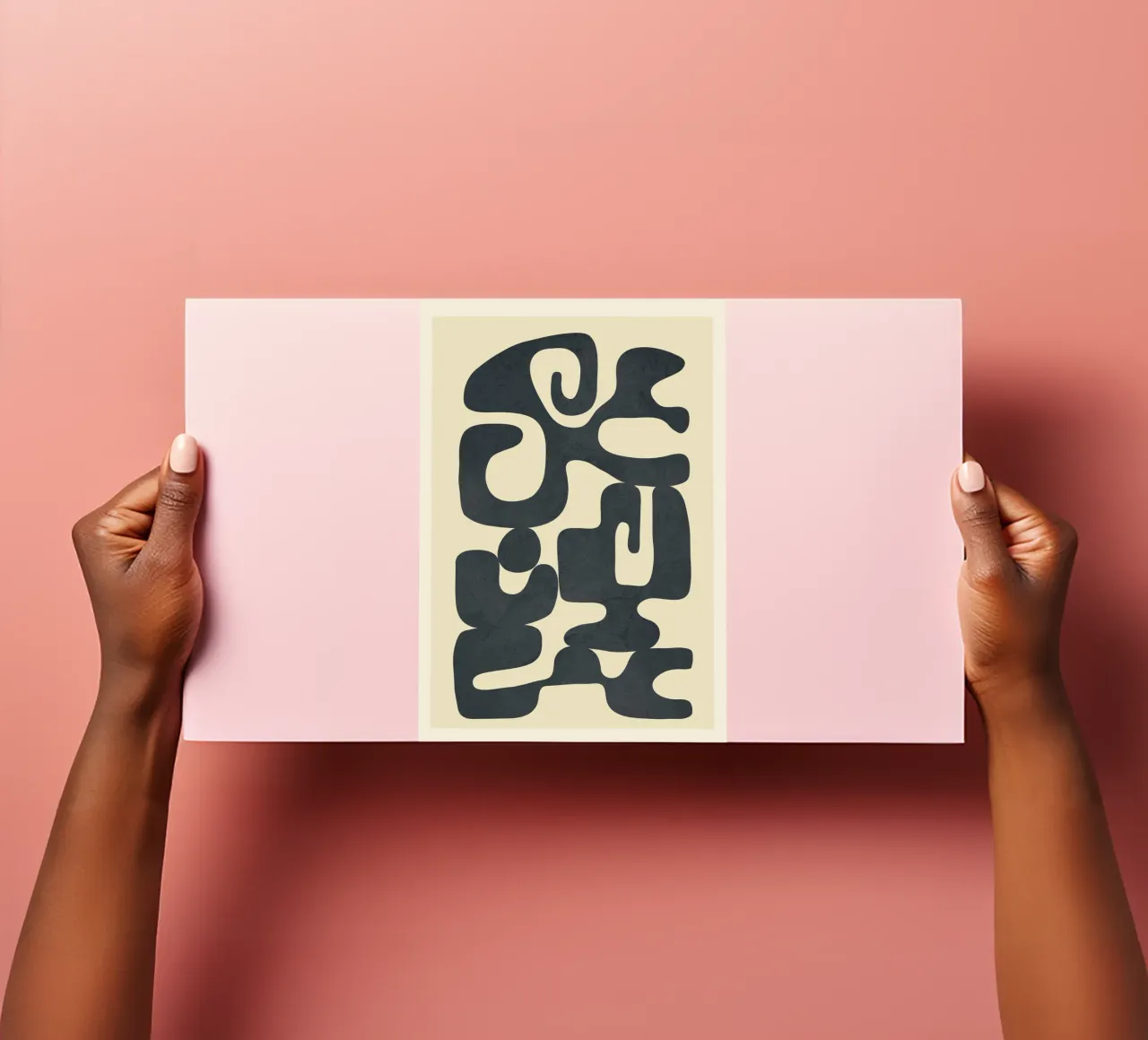 Modern Abstract Shapes 4 Stickerbogen von Nadjaa