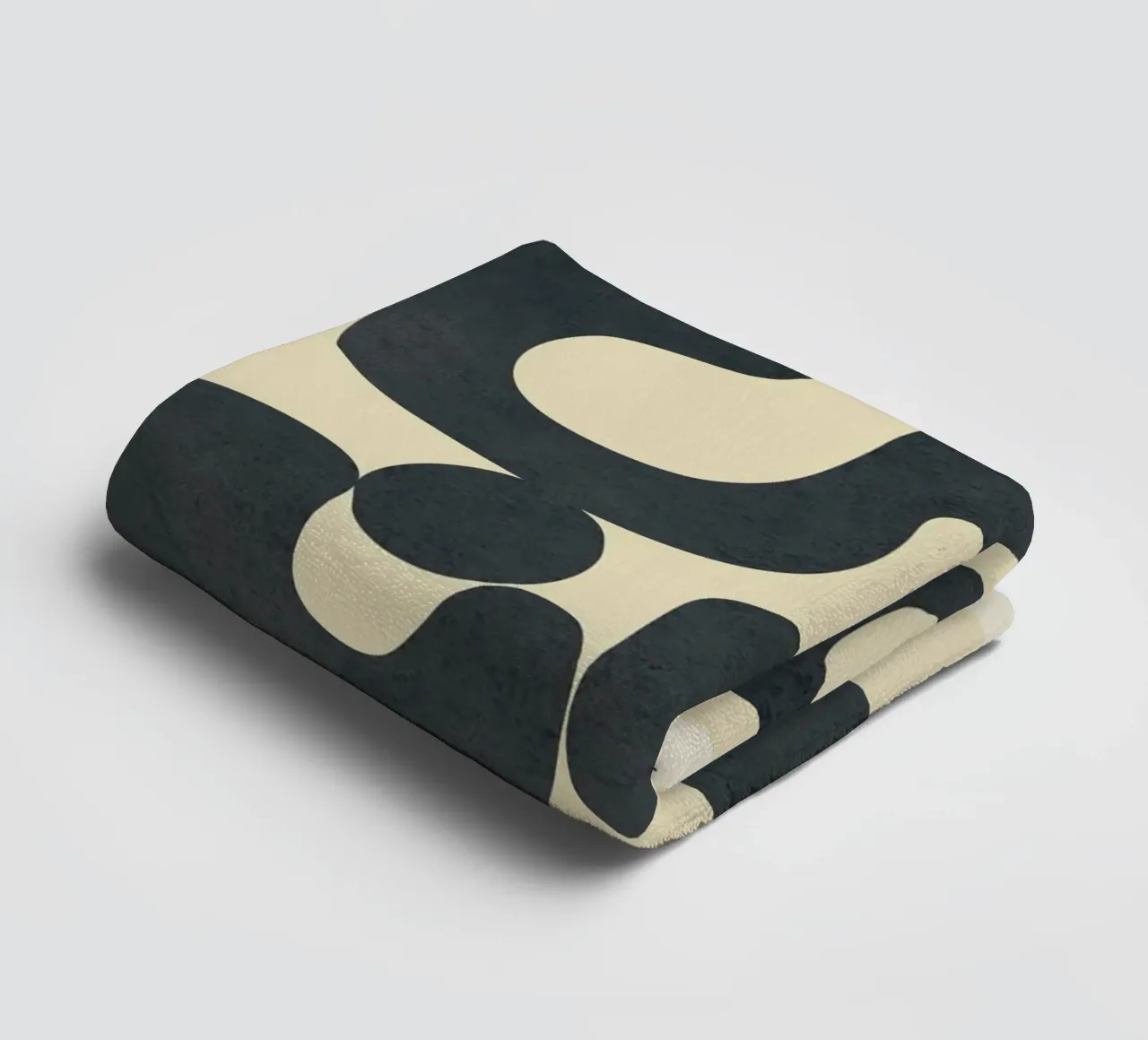 Modern Abstract Shapes 4 serviette de bain de Nadjaa
